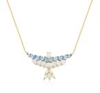 Gargantilha Divino Com Zircônias Em Ouro 18k