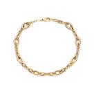 Gargantilha Elos Navetes Banhado a Ouro Rommanel 532649 Cor:Dourado