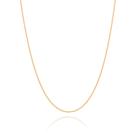 Gargantilha Feminina 531638 Banhada a Ouro 18k Fio Cadeado