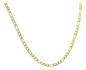 Gargantilha Feminina Ouro 18k 750 Grumet 3x1 2.7 40 Cm Amarelo
