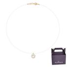 Gargantilha Fio de Nylon com Solitário Zircônia Rommanel 532567