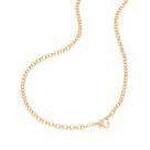 Gargantilha folheada a ouro com fecho BRANCO 532445 Rommanel