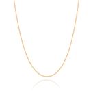 Gargantilha folheada a ouro fio cadeado 531638 Rommanel