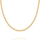 Gargantilha folheada a ouro fio corda 530741 Rommanel
