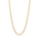 Gargantilha folheada a ouro fio losango 531468 Rommanel