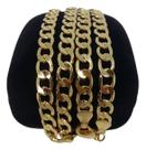 Gargantilha Idêntico Ouro Banhada a Ouro Feminina Gourmet 7mm Gargantilha Idêntico Ouro Banhada a Ouro Feminina Gourmet 7mm