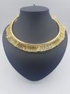 Gargantilha linha banhada a ouro 18k