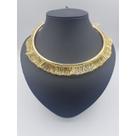 Gargantilha linha banhada a ouro 18k