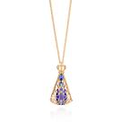 Gargantilha nossa senhora aparecida AZUL 532517 Rommanel