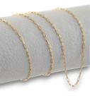 Gargantilha Ouro 18k 750 Cadeadinho 40 Cm Ajustável 45 Cm Amarelo