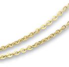 Gargantilha Ouro 18k 750 Cordão Bailarina 2.1 45 Cm Feminina Amarelo