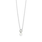 Gargantilha ponto de luz de prata 925 com zircônia COD. 8300454506