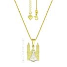 Gargantilha PRI Style Folheada A Ouro 18K Antialérgica E Pingente De N. Sra. Aparecida Gargantilha PRI Style Folheada A Ouro 18K Antialérgica E Pingente De N. Sra. Aparecida