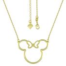 Gargantilha PRI Style Minnie Folheada A Ouro 18K Antialérgica