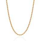 Gargantilha rommanel banhado ouro 18k fio baiano 532579