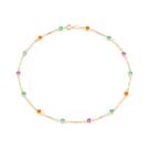Gargantilha Rommanel Choker Palitos Cristais Redondos 531958