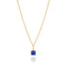 Gargantilha setembro folheada a ouro AZUL 532395 Rommanel