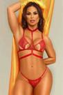 Gargantilha Sexy De Pescoço e Tronco Tipo Cinta Liga Sensual Chocker