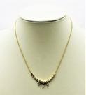 Gargantilha Strass Círculos Raiados Banho Ouro 18k 2507 Gargantilha Strass Círculos Raiados Banho Ouro 18k 2507