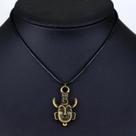 Gargantilha Unissex Moda Geek Amuleto Dean Winchester Sobrenatural Metal Rústico Bronze Antigo