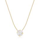 Gargantilha Veneziana 45cm com Ponto de Luz 6mm Em Ouro 18k Gargantilha Veneziana 45cm com Ponto de Luz 6mm Em Ouro 18k