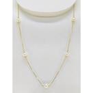 Gargantilha Veneziana Ouro 18k Pérolas Salgadas 4mm