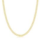 Gargantlha 37cm Extensor 10cm Elos Duplos Folheada Ouro