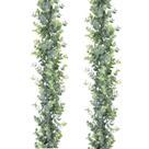 Garland de eucalipto artificial DearHouse, pacote de 6 pés e 2