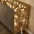 Garland Fudios Lighted Birch 48 LED 6FT com 8 funções