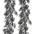 Garland RECUTMS, folhas de salgueiro preto, 173 cm, 2 unidades Garland RECUTMS, folhas de salgueiro preto, 173 cm, 2 unidades