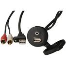 Garmin MS-CBUSB3.5 USB + 3,5 mm para cabo auxiliar RCA de 2 m