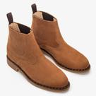 Garotti Botina Masculino 716 5034 Bico Redondo Taupe - TAUPE