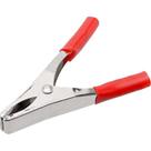 Garra Bateria Com Espaguete Mxt 50A. 10Cm Pacote Com 50 Pecas Vermelha