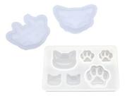 Garra de Gato Cabochão em Silicone para Pingentes