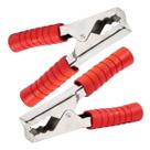 Garra Jacare 13,5cm 300a Vermelha Storm 02 Unidades