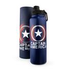 Garrafa 1 Litro Capitão América Marvel Térmica Inoxidável