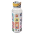 Garrafa 600ml Fun com Tampa Automática e Adesivos Minions Personagem do Meu Malvado Favorito Plasutil Garrafa 600ml Fun com Tampa Automática e Adesivos Minions Personagem do Meu Malvado Favorito Plasutil