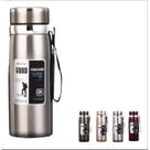 Garrafa 600ml ou 1000ml Inox Térmica Com Infusor, De Água Café, Com Alça.
