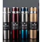 Garrafa 800ml/1000ml Inox Térmica Com Infusor Prata Dourada Marron Água Café Parede Dupla Com Alça Cor:DouradoVolume:80
