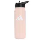 Garrafa Adidas Metálica Canudo 0,6 L Rosa