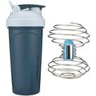 Garrafa agitadora HydraCup Power com batedor ponderado 800 ml - azul