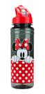 Garrafa Água Feminina Canudo Minnie Mouse 700ml