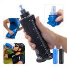 Garrafa Água Hidratação Soft Flask Silicone Dobrável 250 Ml