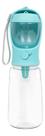 Garrafa Água Pet Bebedouro Porta Ração Portátil Cão 550ml