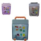 Garrafa Água Squeeze Infantil Mala De Viagem Adesivos 450ml