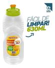 Garrafa Água Suco Geladeira 630ml Gole Gut Cilindrica Hidratação Portátil