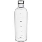 GARRAFA ÁGUA SUCO HOME&CO COM TAMPA VIDRO 750ml 24x8x8cm TRANSPARENTE