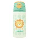 Garrafa Alumínio 500ml com Canudo Silicone Pimpolho