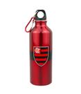 Garrafa Alumínio Com Prendedor 500ml Flamengo