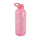 Garrafa Aquavibe Tupperware com Canudo Flexível Rosa Quartzo 2 Litros